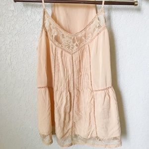 Peachy Lace Tank